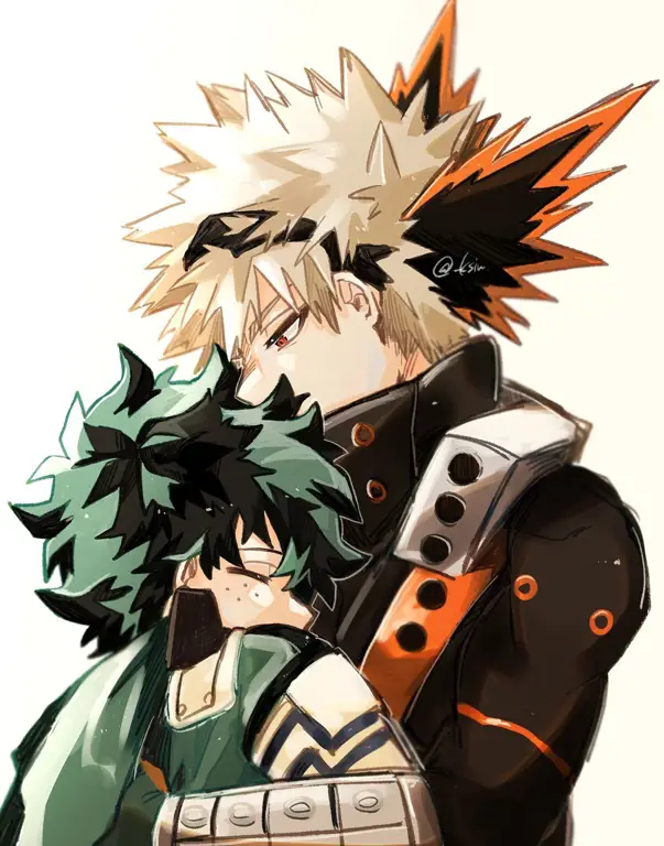 Izuku Midoriya, tokoh utama My Hero Academia Gambar Izuku Midoriya (Deku)
