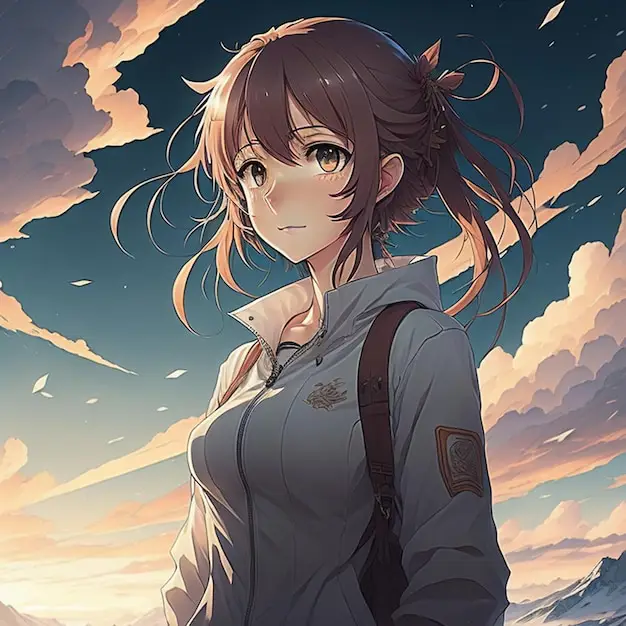 Wallpaper Anime Cewek Rambut Panjang Gambar wallpaper anime cewek dengan rambut panjang yang cantik dan imut