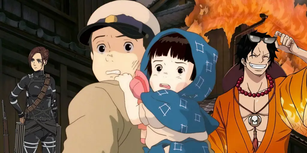 Pemandangan Malam yang Menyentuh Pemandangan malam anime yang sedih