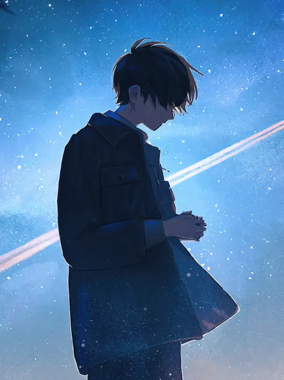 Wallpaper Anime Cowok Sedih 4K Gambar wallpaper anime cowok sedih dengan resolusi 4K