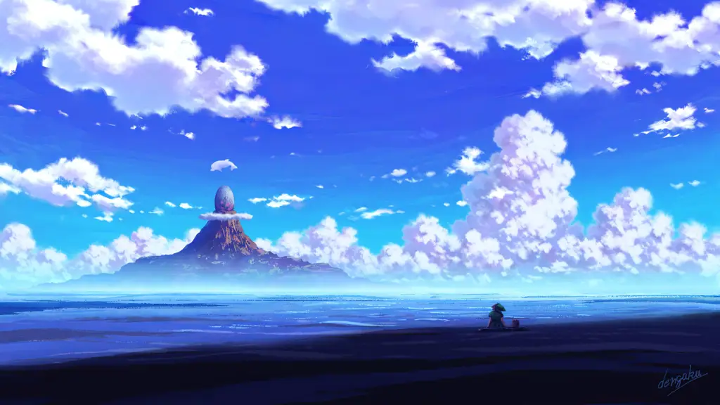 Wallpaper Pemandangan Anime Epik 4K Gambar pemandangan anime epik dengan resolusi 4K