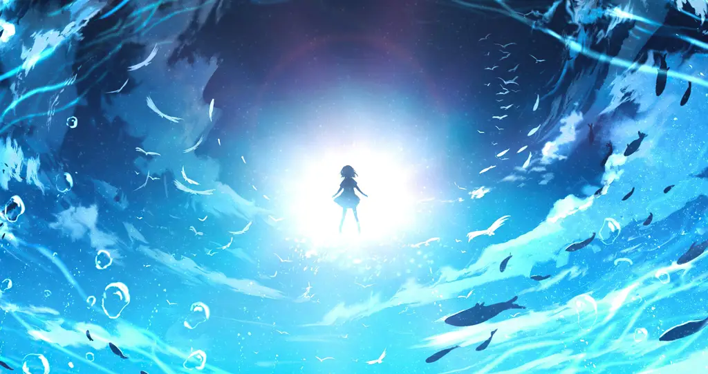 Wallpaper Anime Abstrak 4K Gambar wallpaper anime abstrak dengan resolusi 4K