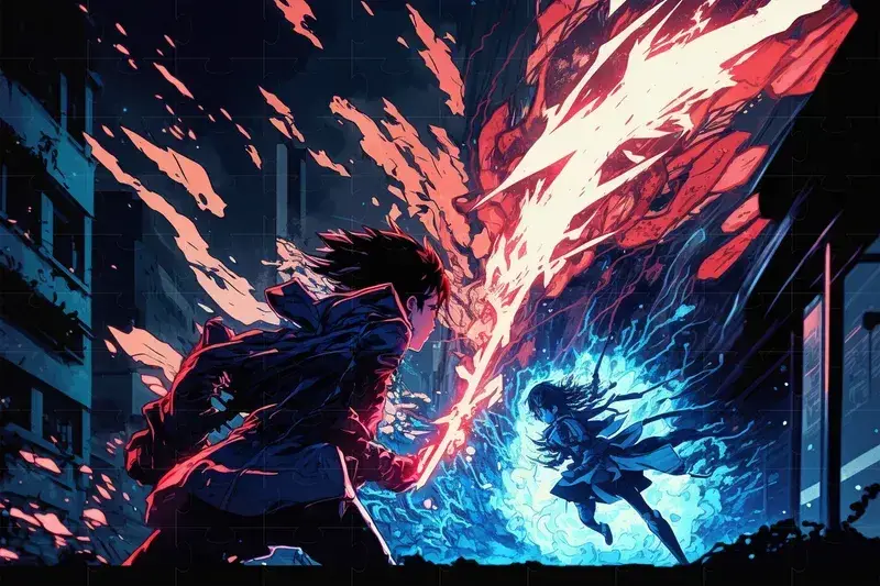 Wallpaper Adegan Pertarungan Anime Epik Gambar adegan pertarungan epik anime, wallpaper HD