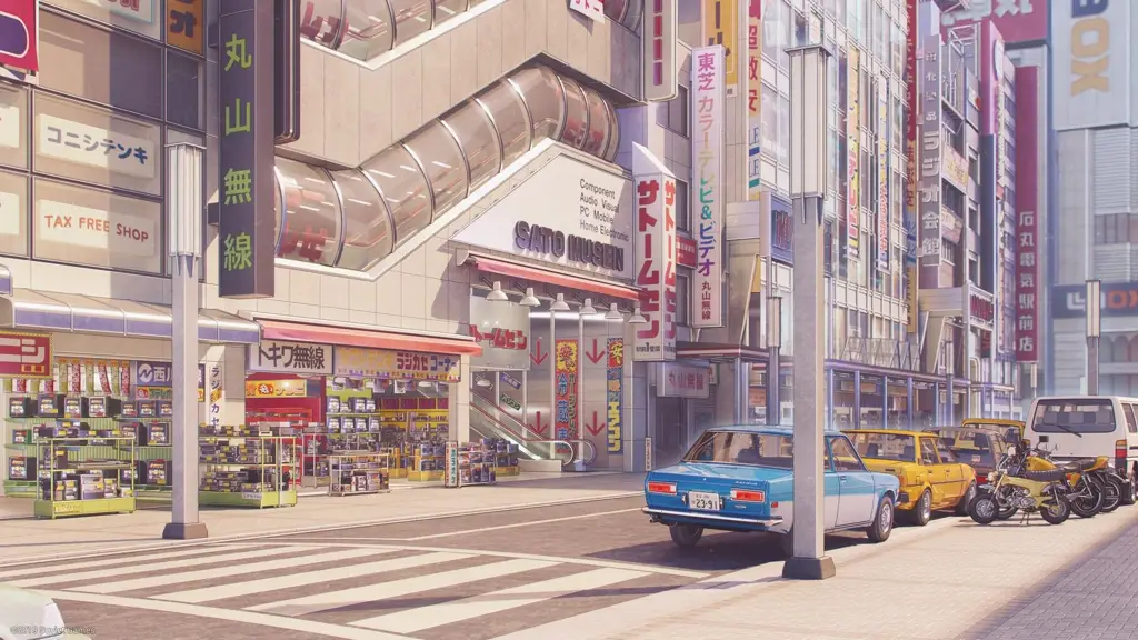 Wallpaper Anime Kota Futuristik Gambar wallpaper anime pemandangan kota futuristik