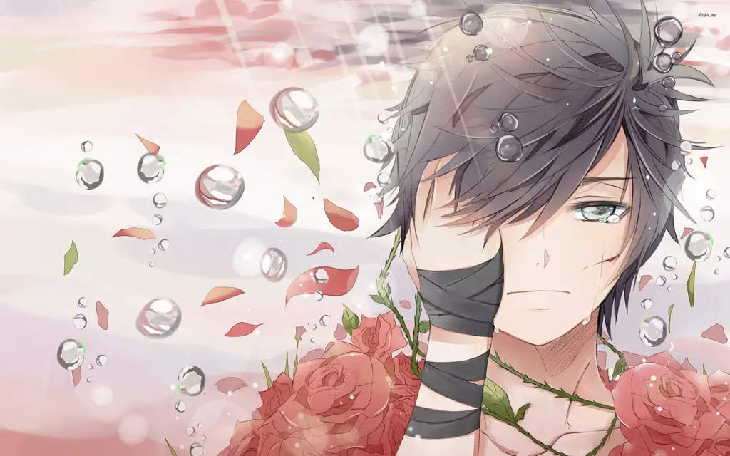 Wallpaper Anime Laki-laki Sedih Gambar wallpaper anime laki-laki sedih berkualitas 4K