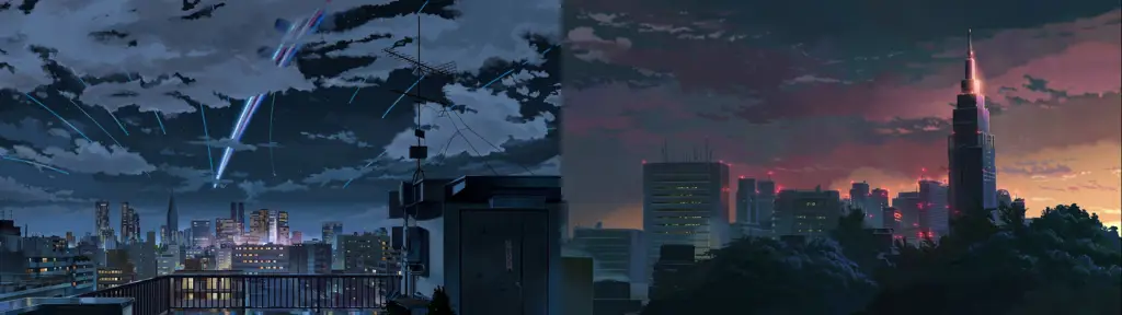 Wallpaper Anime Kota Futuristik 8K Gambar wallpaper anime kota futuristik dengan resolusi 8k