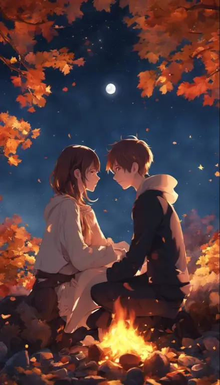 Wallpaper Anime Estetis: Pilihan yang Menarik Wallpaper anime pasangan dengan gaya aesthetic