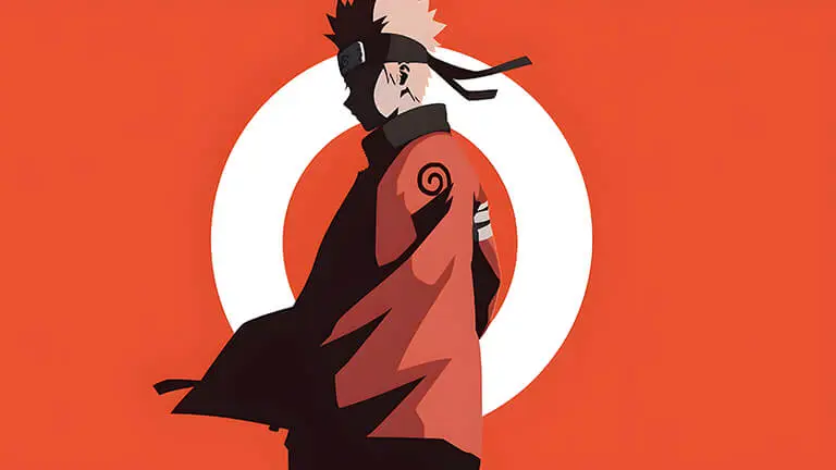 Wallpaper Minimalis Boruto Gambar wallpaper Boruto bergaya minimalis