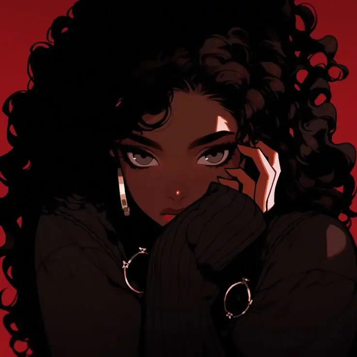 Wallpaper Anime Gadis Hitam Resolusi Tinggi Wallpaper anime gadis hitam dengan kualitas 4K