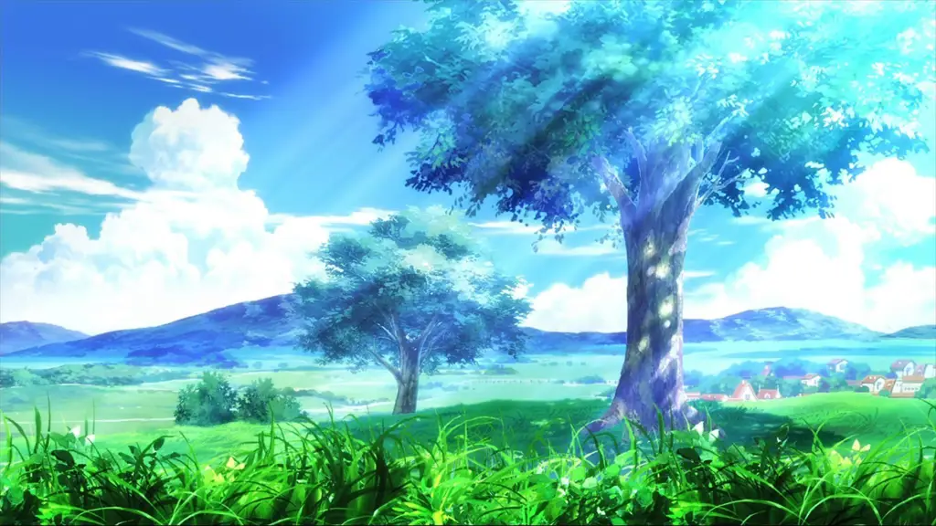 Pemandangan Anime yang Menakjubkan Gambar wallpaper pemandangan anime dengan resolusi 1920x1080